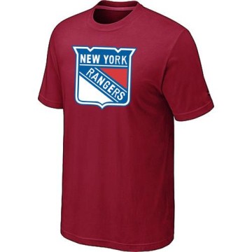 Men's New York Rangers Big & Tall Logo T-Shirt - - Red
