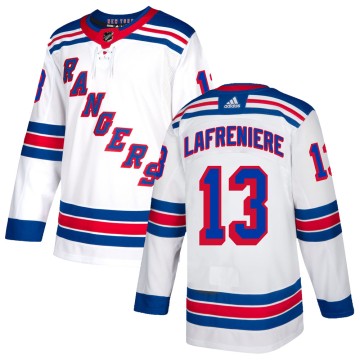Authentic Adidas Men's Alexis Lafreniere New York Rangers Jersey - White
