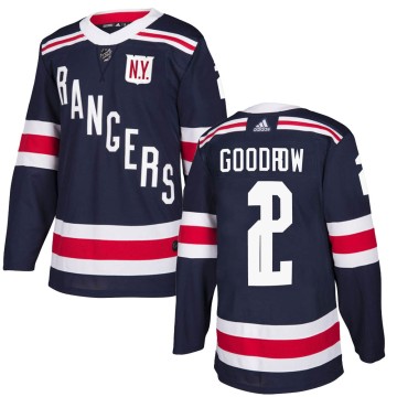 Authentic Adidas Men's Barclay Goodrow New York Rangers 2018 Winter Classic Home Jersey - Navy Blue