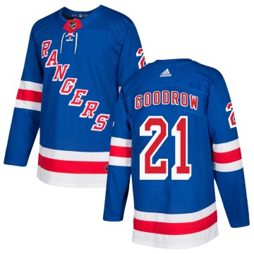Authentic Adidas Men's Barclay Goodrow New York Rangers Home Jersey - Royal Blue