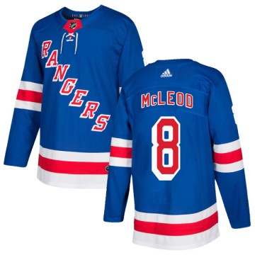 Authentic Adidas Men's Cody McLeod New York Rangers Home Jersey - Royal Blue