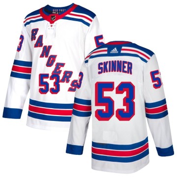 Authentic Adidas Men's Hunter Skinner New York Rangers Jersey - White