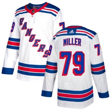 Authentic Adidas Men's K'Andre Miller New York Rangers Jersey - White