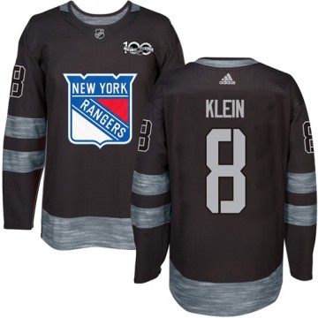 Authentic Adidas Men's Kevin Klein New York Rangers 1917-2017 100th Anniversary Jersey - Black