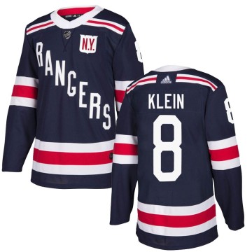 Authentic Adidas Men's Kevin Klein New York Rangers 2018 Winter Classic Home Jersey - Navy Blue