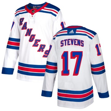 Authentic Adidas Men's Kevin Stevens New York Rangers Jersey - White
