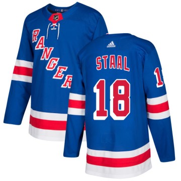 Authentic Adidas Men's Marc Staal New York Rangers Jersey - Royal