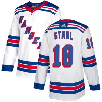Authentic Adidas Men's Marc Staal New York Rangers Jersey - White