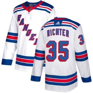 Authentic Adidas Men's Mike Richter New York Rangers Jersey - White