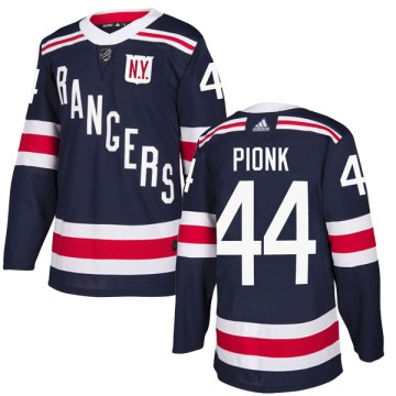 Authentic Adidas Men's Neal Pionk New York Rangers 2018 Winter Classic Home Jersey - Navy Blue