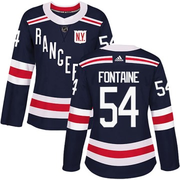 Authentic Adidas Women's Gabriel Fontaine New York Rangers 2018 Winter Classic Home Jersey - Navy Blue