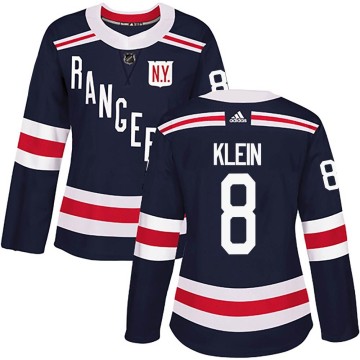 Authentic Adidas Women's Kevin Klein New York Rangers 2018 Winter Classic Home Jersey - Navy Blue