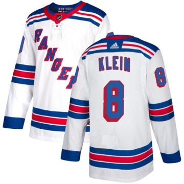 Authentic Adidas Women's Kevin Klein New York Rangers Away Jersey - White