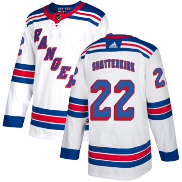Authentic Adidas Women's Kevin Shattenkirk New York Rangers Away Jersey - White