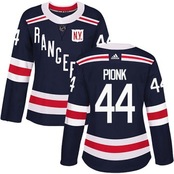 Authentic Adidas Women's Neal Pionk New York Rangers 2018 Winter Classic Home Jersey - Navy Blue