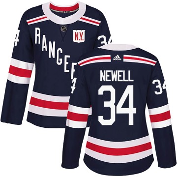 Authentic Adidas Women's Patrick Newell New York Rangers 2018 Winter Classic Home Jersey - Navy Blue