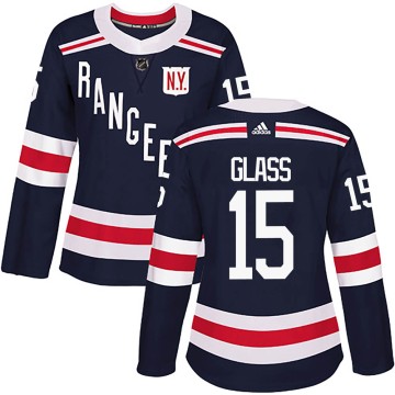 Authentic Adidas Women's Tanner Glass New York Rangers 2018 Winter Classic Home Jersey - Navy Blue