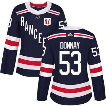 Authentic Adidas Women's Troy Donnay New York Rangers 2018 Winter Classic Home Jersey - Navy Blue