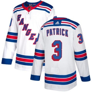 Authentic Adidas Youth James Patrick New York Rangers Away Jersey - White