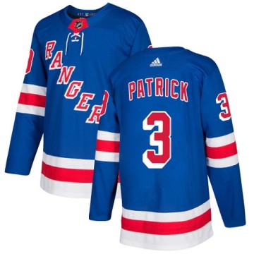 Authentic Adidas Youth James Patrick New York Rangers Home Jersey - Royal Blue