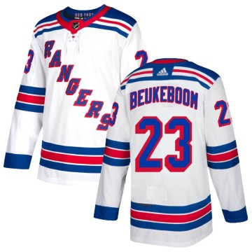 Authentic Adidas Youth Jeff Beukeboom New York Rangers Jersey - White