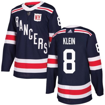 Authentic Adidas Youth Kevin Klein New York Rangers 2018 Winter Classic Jersey - Navy Blue