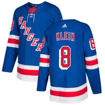 Authentic Adidas Youth Kevin Klein New York Rangers Home Jersey - Royal Blue