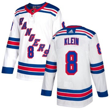 Authentic Adidas Youth Kevin Klein New York Rangers Jersey - White