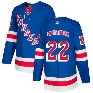 Authentic Adidas Youth Kevin Shattenkirk New York Rangers Home Jersey - Royal Blue
