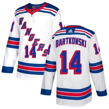 Authentic Adidas Youth Matt Bartkowski New York Rangers Jersey - White