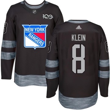 Authentic Men's Kevin Klein New York Rangers 1917-2017 100th Anniversary Jersey - Black