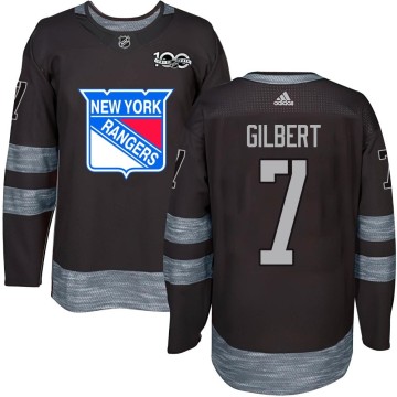 Authentic Youth Rod Gilbert New York Rangers 1917-2017 100th Anniversary Jersey - Black