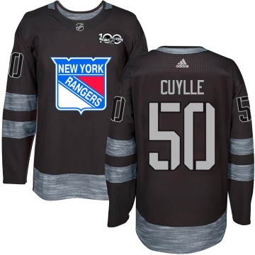 Authentic Youth Will Cuylle New York Rangers 1917-2017 100th Anniversary Jersey - Black