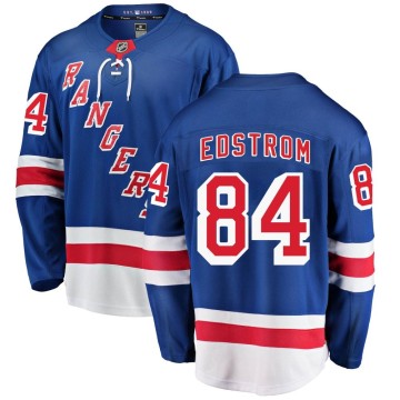 Breakaway Fanatics Branded Men's Adam Edstrom New York Rangers Home Jersey - Blue