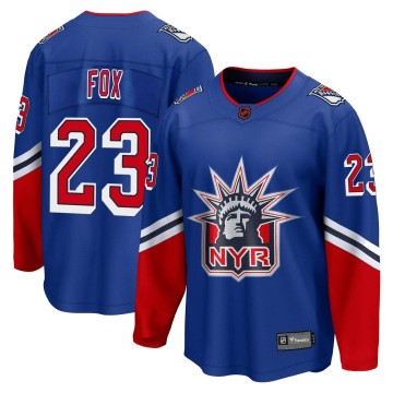 Breakaway Fanatics Branded Men's Adam Fox New York Rangers Special Edition 2.0 Jersey - Royal