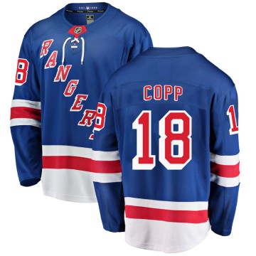 Breakaway Fanatics Branded Men's Andrew Copp New York Rangers Home Jersey - Blue