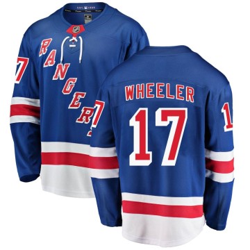 Breakaway Fanatics Branded Men's Blake Wheeler New York Rangers Home Jersey - Blue