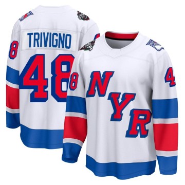 Breakaway Fanatics Branded Men's Bobby Trivigno New York Rangers 2024 Stadium Series Jersey - White