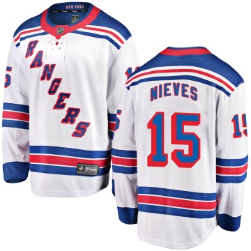 Breakaway Fanatics Branded Men's Boo Nieves New York Rangers Away Jersey - White