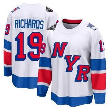 Breakaway Fanatics Branded Men's Brad Richards New York Rangers 2024 Stadium Series Jersey - White