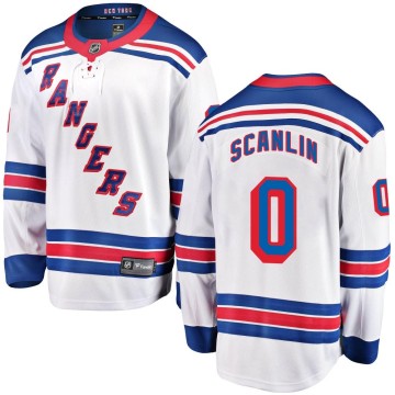 Breakaway Fanatics Branded Men's Brandon Scanlin New York Rangers Away Jersey - White