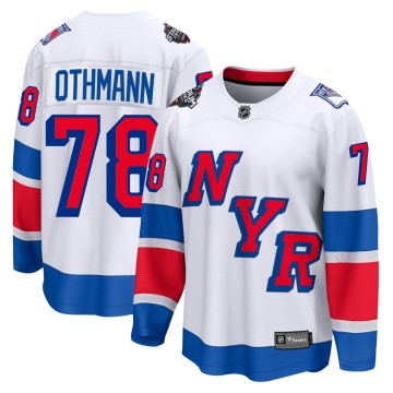 Breakaway Fanatics Branded Men's Brennan Othmann New York Rangers 2024 Stadium Series Jersey - White