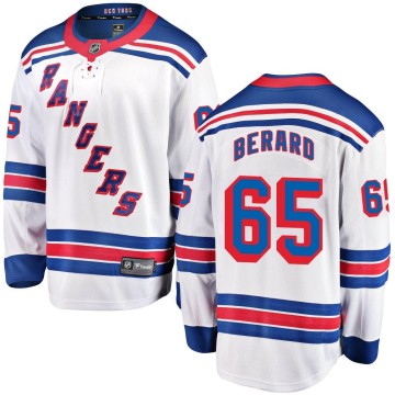 Breakaway Fanatics Branded Men's Brett Berard New York Rangers Away Jersey - White