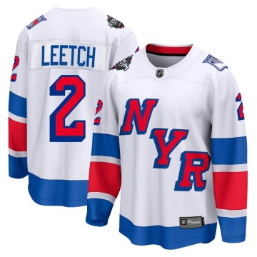 Breakaway Fanatics Branded Men's Brian Leetch New York Rangers 2024 Stadium Series Jersey - White