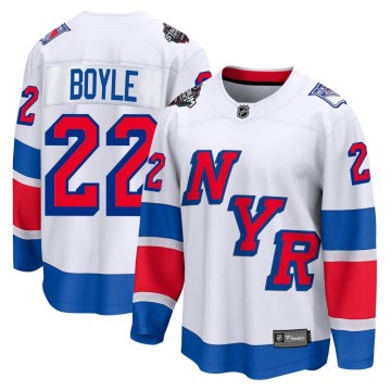 Breakaway Fanatics Branded Men's Dan Boyle New York Rangers 2024 Stadium Series Jersey - White