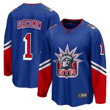 Breakaway Fanatics Branded Men's Eddie Giacomin New York Rangers Special Edition 2.0 Jersey - Royal