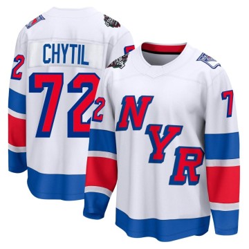 Breakaway Fanatics Branded Men's Filip Chytil New York Rangers 2024 Stadium Series Jersey - White