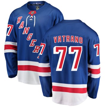 Breakaway Fanatics Branded Men's Frank Vatrano New York Rangers Home Jersey - Blue