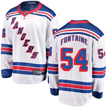 Breakaway Fanatics Branded Men's Gabriel Fontaine New York Rangers Away Jersey - White