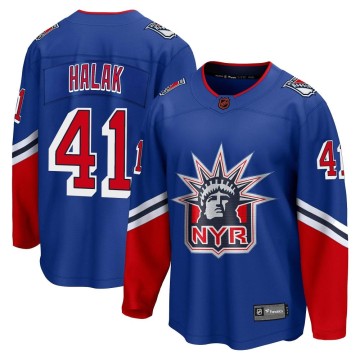 Breakaway Fanatics Branded Men's Jaroslav Halak New York Rangers Special Edition 2.0 Jersey - Royal